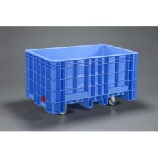 【EA506AG-24】1340x865x688mm コンテナ(排水栓・キャスター付)