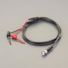 【EA940DT-263】1500mm 同軸テストリード(BNCコネクタ/ICクリップ分岐)