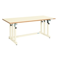 【EA956SA-93】1500x750x680-1080mm/300kg 作業台/ハンドル式