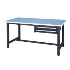 【EA956DA-152】1500x750x735mm/500kg ワークベンチ(2段引出し)