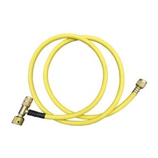【EA101TB-23】150cm/R32・R410A バルブ付チャージングホース/黄