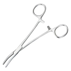 【EA595LC-4】150mm ロックピンセット(曲/ステレンス製)