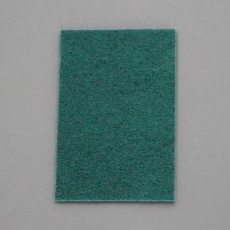 【EA928AS-6B】150x230mm ナイロンたわし(中目/緑色/10枚)