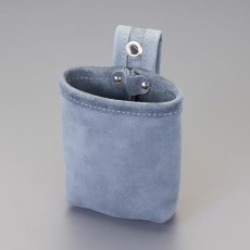 【EA925CB-11】150x80x195mm 小物入れ(黒染/ヌバック革)