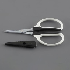 【EA540CW-17】160mm 万能はさみ(キャップ付・黒)