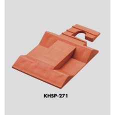 【EA984VA-101】164x271x 30mm タイヤストッパー(パレットトラック用)