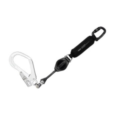 【EA998FH-1】1650mm シングルランヤード(ハーネス・胴ベルト兼用/巻取)