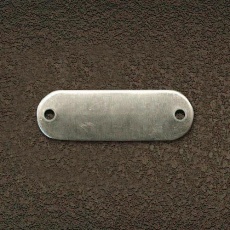 【EA591HE-22】16x71mm タグブランク(ステンレス 長丸/10枚)