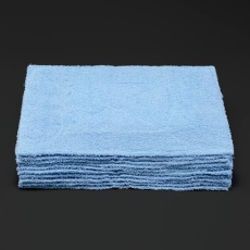 【EA929HC-131】180x280mm タオルぞうきん(青/10枚)