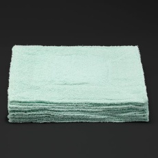 【EA929HC-132】180x280mm タオルぞうきん(緑/10枚)