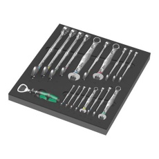 【EA612WH-21】18本組 コンビネーションレンチ(ボトルオープナー付)