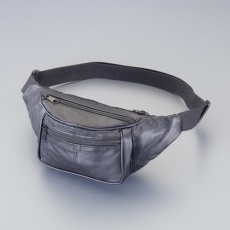 【EA927AG-77B】195x80x140mm ウエストポーチ(ブラック)