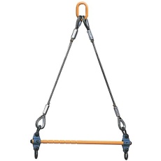 【EA981VH-10】2.0ton 長尺用天秤(ワイヤーロープ・リング付)