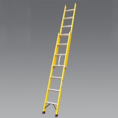 【EA902AS-2A】2.45-4.03m 二連はしご(FRP製)