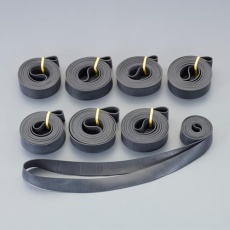 【EA628WL-46】20x1000mm 平ゴムロープ(8本)