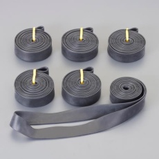 【EA628WL-51】20x2.0mmx 1.5m 平ゴムロープ(ストレート/6本)