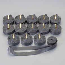 【EA628WL-8】22x300mm 平ゴムロープ(リングタイプ/14本)