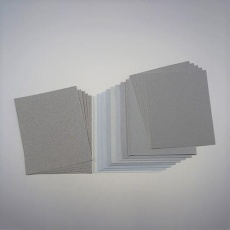 【EA366RG】230x280mm ウェット＆ドライペーパーセット(50枚)