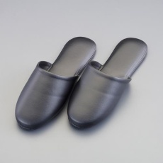 【EA910SY-71】23-26cm スリッパ(PVC製/ブラック)