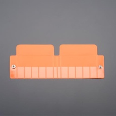 【EA509-13】249x 70mm ドライバービット袋(10ポケット)