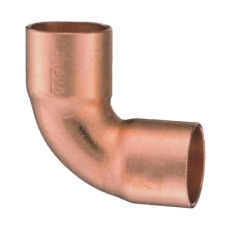 【EA432BB-8B】25.40mm 銅管エルボ(90°/5個)