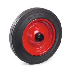 【EA986CW-3】250x 60mm ソリッドラバータイヤ(スチールホイール)