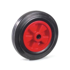 【EA986CW-11】250x 60mm ソリッドラバータイヤ(プラスチックホイール)