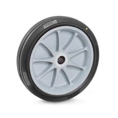 【EA986CW-30】260x 56mm ESDソリッドラバータイヤ(プラスチックホイール)