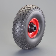 【EA986CW-63】260x 85mm ポリウレタンタイヤ(スチールホイール)