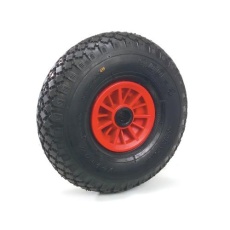 【EA986CW-52】260x 85mm ポリウレタンタイヤ(プラスチックホイール)