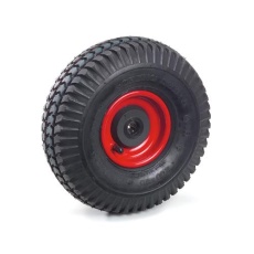 【EA986CW-32】260x 85mm 空気入りタイヤ(スチールホイール)