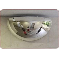 【EA724Z-32】275x475mm 曲面ミラー(壁面用・ポリカーボネイト製)