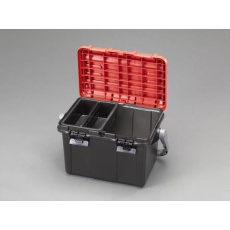 【EA505-8】280x465x280mm 収納ケース(レッド/ブラック)