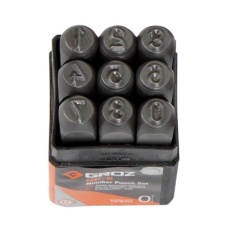 【EA591GA-2】2mm(3/32インチ)/ 9本組 数字刻印セット