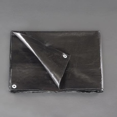 【EA911AC-54】3.6x5.4m/0.18mm ブラックシート(#2500/2枚)