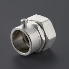 【EA947SM-106】3/4インチxG22 ねじ無しコネクター(ストレート/厚鋼/ステンレス)