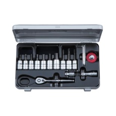 【EA618P-71】3/8インチDR [HEX]ショートビットソケットセット