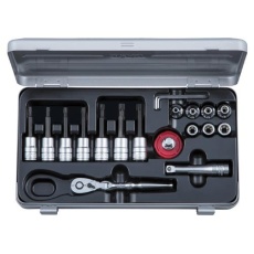 【EA618P-61】3/8インチDR T型＆E型トルクスビットソケットレンチセット