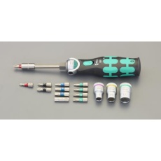 【EA550BP-62】3/8インチDR(1/4インチHex) コンビネーションドライバービットセット