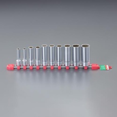 【EA618PN-2】3/8インチDR/ 7-22mm[10個組]ディープソケットセット(12角)