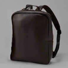 【EA927AE-21】300x100x370mm バックパック(レザー/ダークブラウン)