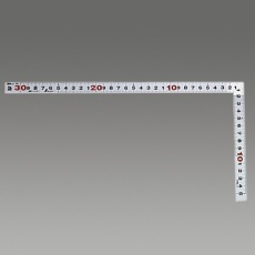 【EA720WA-13S】300x150mm シルバー曲尺(併用目盛)