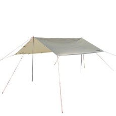 【EA915-142】3200x2900x1800mm レクタタープ(防水/カーキ)