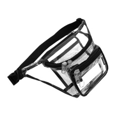 【EA927CK-28】343x89x140mm/4.1L ウェストポーチ(クリアー)