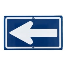 【EA983AE-45】350x600mm 構内道路標識[一方通行]