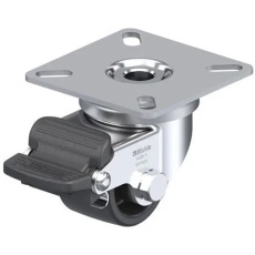 【EA986HW-0】35mm キャスター(自在金具・後輪ブレーキ)