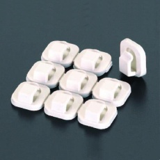 【EA947FA-21B】3-5mm コードクリップ(粘着/90個)