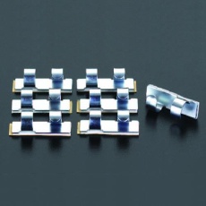 【EA947FA-22B】3-5mm 丸型コードクリップ(粘着/70個)