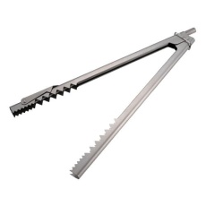 【EA913LF-21】375mm 炭バサミ(火吹き機能付/ステンレス)