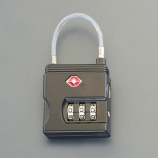 【EA983S-131】37mm ダイヤル錠(アメリカ税関認定/黒)